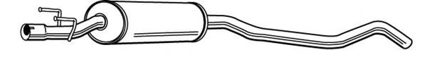 Средний глушитель выхлопных газов FONOS 617674