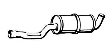 Средний глушитель выхлопных газов FONOS 23202