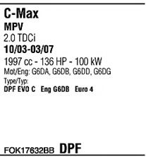 Система выпуска ОГ FONOS FOK17632BB