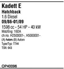 Система выпуска ОГ FONOS OP40096