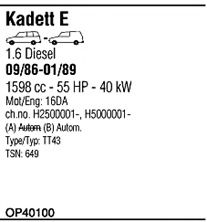 Система выпуска ОГ FONOS OP40100