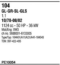 Система выпуска ОГ FONOS PE10054