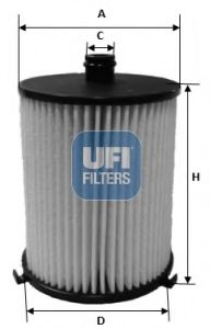 Топливный фильтр UFI 26.073.00