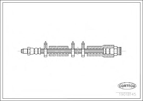 Тормозной шланг CORTECO 19018145