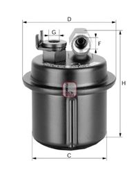 Топливный фильтр SOFIMA S 1535 B