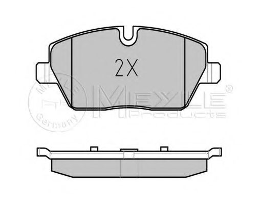 Комплект тормозных колодок, дисковый тормоз MEYLE 23915