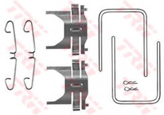 Комплектующие, колодки дискового тормоза TRW PFK115