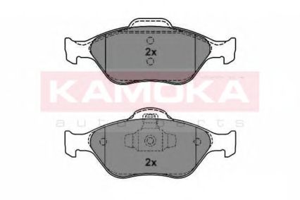 Комплект тормозных колодок, дисковый тормоз KAMOKA JQ1012788