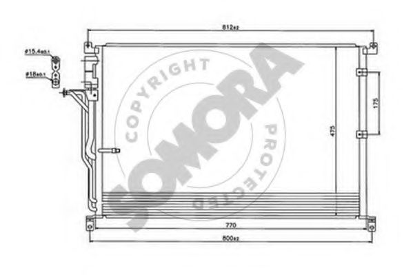 Конденсатор, кондиционер SOMORA 024160