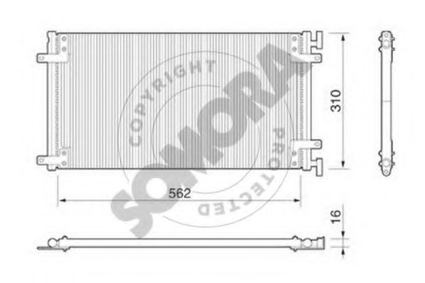 Конденсатор, кондиционер SOMORA 088060