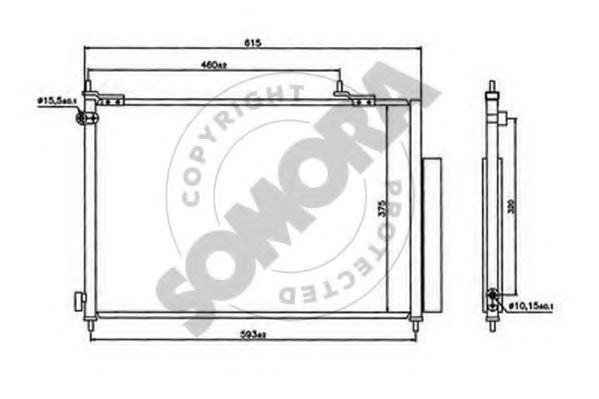 Конденсатор, кондиционер SOMORA 127160A