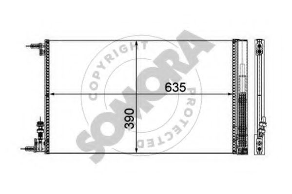Конденсатор, кондиционер SOMORA 210860