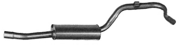 Средний глушитель выхлопных газов IMASAF 41.15.06