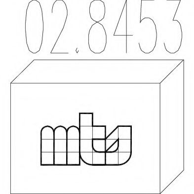 Монтажный комплект, глушитель MTS 028453