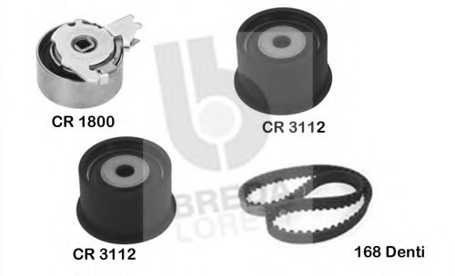 Комплект ремня ГРМ BREDA  LORETT KCD0369