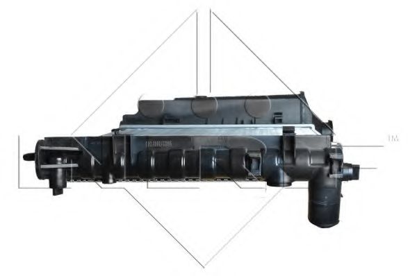 Радиатор, охлаждение двигателя NRF 58823