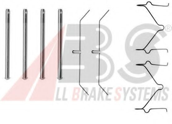 Комплектующие, колодки дискового тормоза A.B.S. 1129Q