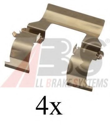 Комплектующие, колодки дискового тормоза A.B.S. 1279Q