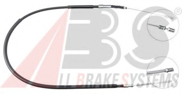 Трос, стояночная тормозная система A.B.S. K10676