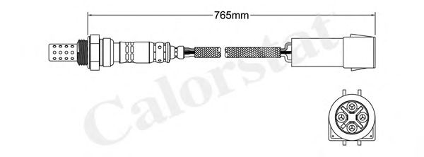 Лямбда-зонд CALORSTAT by Vernet LS140072