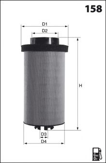Топливный фильтр MECAFILTER ELG5454