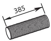 Труба выхлопного газа DINEX 64254
