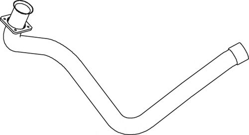 Труба выхлопного газа DINEX 64170