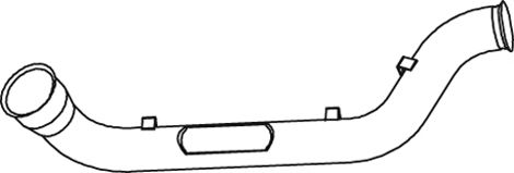 Труба выхлопного газа DINEX 68262