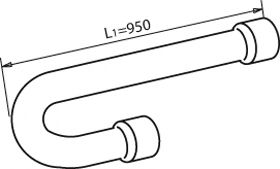 Труба выхлопного газа DINEX 68209