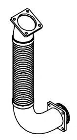 Труба выхлопного газа DINEX 30101