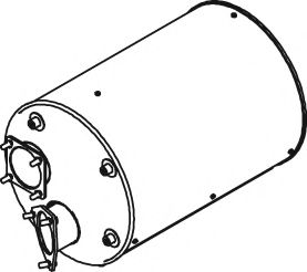 Средний / конечный глушитель ОГ ZARA 9743