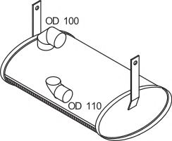 Средний / конечный глушитель ОГ DINEX 67302