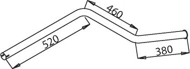 Труба выхлопного газа IMASAF 3560