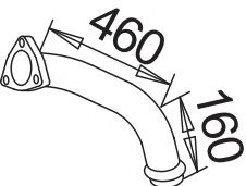 Труба выхлопного газа IMASAF 3848