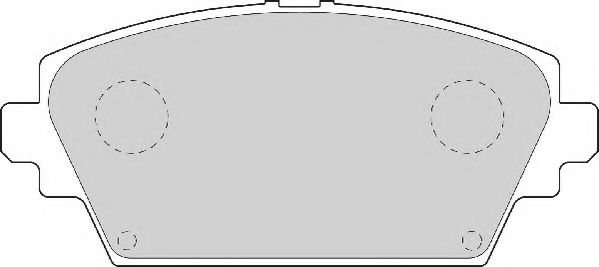 Комплект тормозных колодок, дисковый тормоз NECTO FD7039A