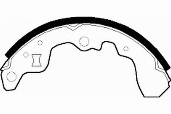 Комплект тормозных колодок NECTO N1474