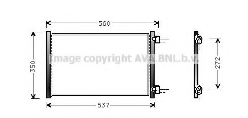 Конденсатор, кондиционер AVA QUALITY COOLING FT5214