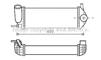 Интеркулер AVA QUALITY COOLING RT4471