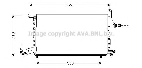 Конденсатор, кондиционер AVA QUALITY COOLING ST5026D