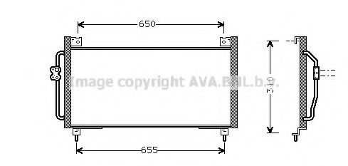 Конденсатор, кондиционер AVA QUALITY COOLING SU5039