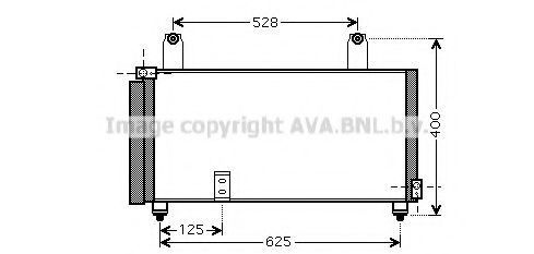 Конденсатор, кондиционер AVA QUALITY COOLING SZA5081D