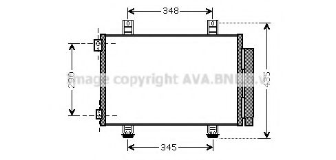 Конденсатор, кондиционер AVA QUALITY COOLING SZA5116D