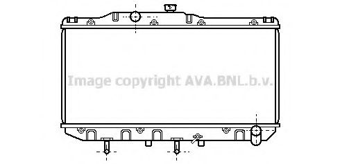 Радиатор, охлаждение двигателя AVA QUALITY COOLING TO2112