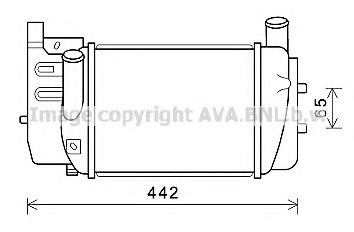 Интеркулер AVA QUALITY COOLING TO4645