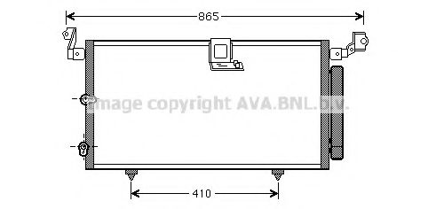 Конденсатор, кондиционер AVA QUALITY COOLING TO5384D