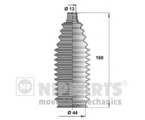 Комплект пылника, рулевое управление NIPPARTS N2842040