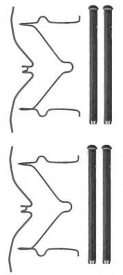 Комплектующие, колодки дискового тормоза MGA A152