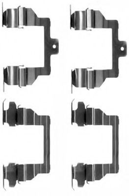 Комплектующие, колодки дискового тормоза MGA A227