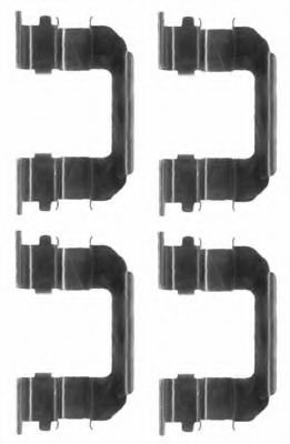 Комплектующие, колодки дискового тормоза MGA A252