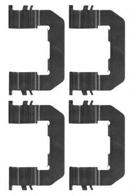 Комплектующие, колодки дискового тормоза MGA A300